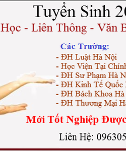 Thông báo tuyển sinh liên thông Đại Học Thương Mại 2015