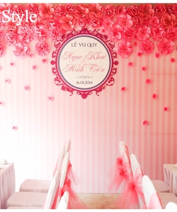 Nơ ghế, table runner cho đám cưới