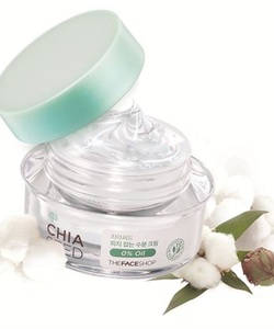 Kem dưỡng kiềm dầu sáng da Chia Seed Sebum Control The Face Shop