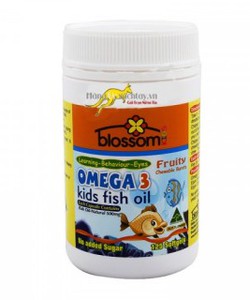 Dầu Cá Cho Trẻ Em Omega 3 Kids Fish Oil Blossom 125 Viên