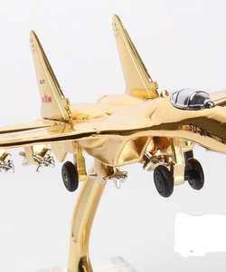 Mô hình máy bay Phản lực SU27 Mạ Vàng