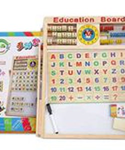 Bảng từ 2 mặt Education Board và bộ chữ số cho bé