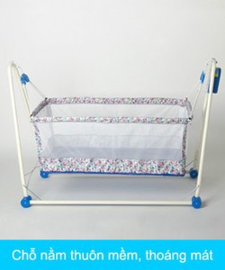 Nôi tự động Long Hưng cho bé giá tốt