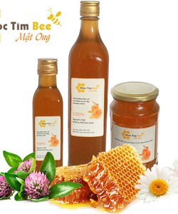 Mật ong nguyên chất 100% Nhóc Tím Bee