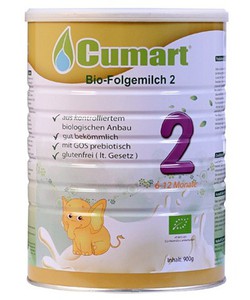 Sữa Cumart Bio Folgemilch số1, 2, 3 Hàng nhập nguyên lon từ Đức