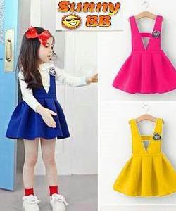 Set váy yếm bé gái