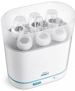 Máy tiệt trùng bình sữa siêu tốc 3 in 1 Avent thế hệ mới SCF284/02