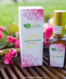 Set tinh dầu trị thâm vs nước hoa hồng Linh Hương