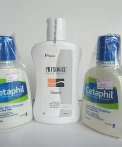 Sữa rửa mặt cetaphil/ physiogel nhẹ dịu cho làn da, được các bác sĩ da liễu khuyên dùng