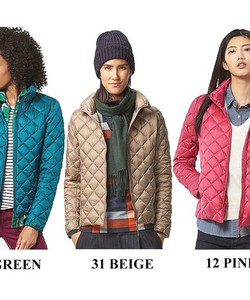 Áo lông vũ nữ mẫu năm 2015 chống nước của hãng uniqlo của nhật
