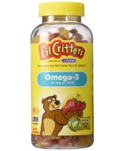 Kẹo dẻo L il Critters Omega 3 DHA Gummy Fish giúp trẻ ăn ngon, hấp thụ tốt, thông minh