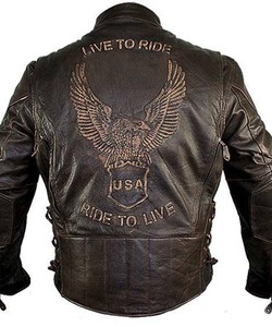 Áo da moto cực đẹp