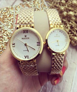 Đồng hồ cặp Rolex đính đá