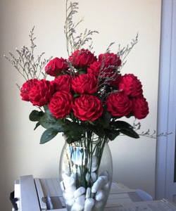 Hoa hồng xoắn giấy, hoa trưng tết