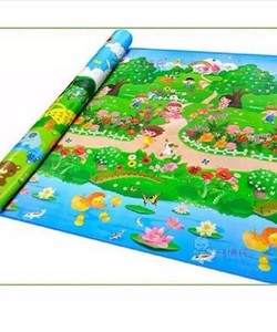 Thảm baby Maboshi 2 mặt cỡ lớn cho bé 180 cm x 200 cm x 0.5cm Thảm baby Maboshi 2 mặt cỡ lớn cho bé 180x 200x0,5