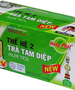 Trà giảm cân TAM DIỆP THẾ HỆ 2 của công ty trà Hùng Phát