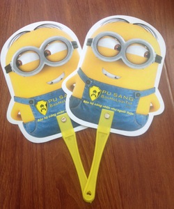 Xưởng in quạt nhựa cầm tay, quạt nhựa khuyến mại giá rẻ