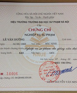 Đào tạo, cấp nhanh chứng chỉ nghiệp vụ sư phạm giảng viên CĐ ĐH