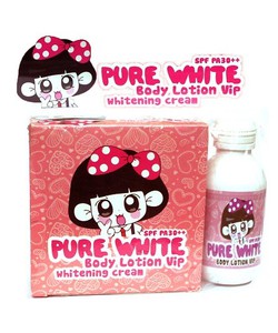 Kem Body Lotion Vip Whitening Cream Pure White SPF PA 30