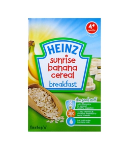 Bột ăn dặm dinh dưỡng Heinz Ngũ Cốc Chuối 4