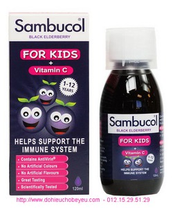 Vitamin tăng đề kháng cho bé Sambucol
