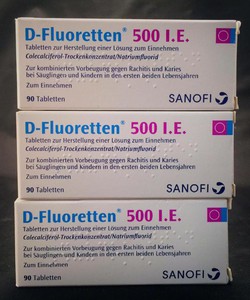 Vitamin D fluoretten