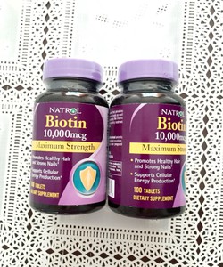 Viên uống kích thích mọc tóc Natrol Biotin 100 viên