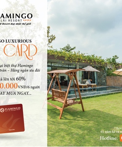 Khuyến mại đặt phòng nghỉ dưỡng Flamingo Đại Lải Resort