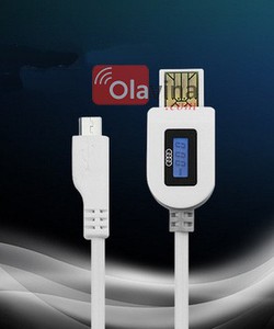 Cáp sạc thông minh đo thời gian, điện áp, dòng sạc