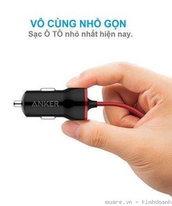 Sạc Ô TÔ Anker PowerDrive Lightning Chứng Nhận Apple MFi