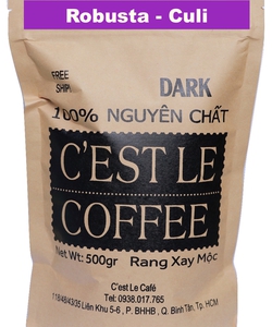 Cà Phê Bột Robusta Culi 500gr GU Truyền Thống