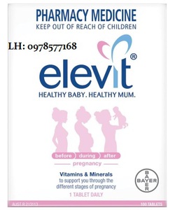 Elevit Healthy Baby.Healthy Mum Viên Uống Bổ Sung Vitamin Cho Bà Bầu