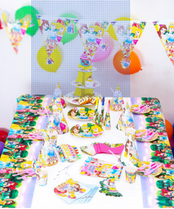 Phụ kiện sinh nhật theo chủ đề, set 16 món sinh nhật cực hot cho bé, tổ chức sinh nhật đầy ý nghĩa cho bé