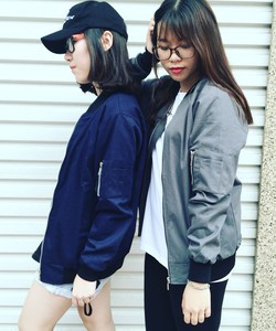 Jacket kaki, bomber kaki