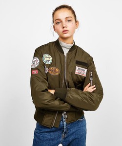 BSK Patch Bomber Jacket