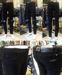 Jeans Dolce Gabbana cạp cao sẻ gối