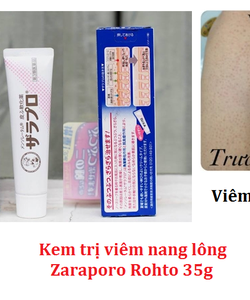 Kem trị viêm nang lông Zaraporo Rohto Nhật Bản
