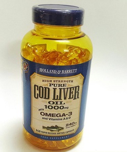 Dầu cá Cod Liver xách tay Anh