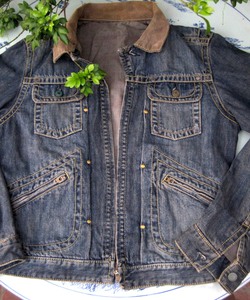 Jacket da Hi Buxter, made in Poland, new 100%, size L, Jacket denim Zara hai lớp, authentic genuine size M