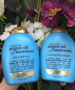 Bộ dầu gội xả OGX Agan oil of Morroc, Biotin Collagen, Keratin