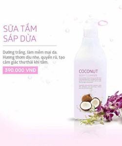 Sữa tắm sáp dừa