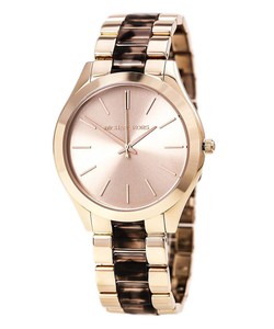 Đồng hồ nữ Michael Kors Women s Slim Runway Watch, Rose Gold/Tortoise/Blush, One Size