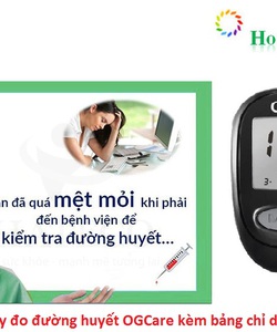 Máy đo đường huyết OGCare tự động nhận mã sau 0.1s