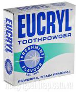 Trắng răng đơn giản tại nhà, siêu rẻ với bột làm trắng răng Eucryl