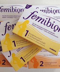 Femibion vitamin cho bà bầu xách tay từ Đức, GIÁ SỐC TrangMommy shop