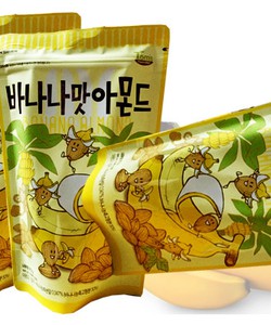 Hạnh nhân tẩm vị chuối Hàn Quốc