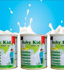 Sữa baby kid phát triển chiều cao trí lão