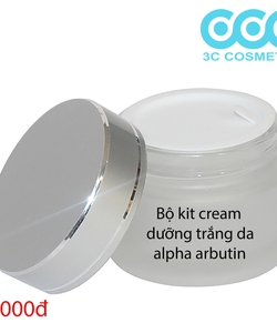 Bộ kit cream dưỡng trắng da alpha arbutin