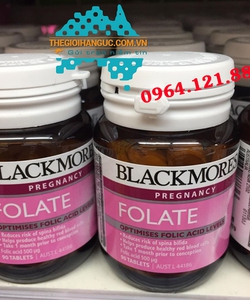 Bổ sung Axit Folate cho bà bầu Blackmores 90 viên