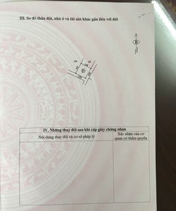 Cần bán 46,7m đất sổ đỏ 2 mặt tiền thuộc phường Dương Nội giá rẻ